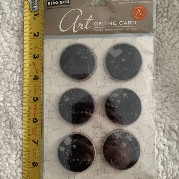 Hero Arts Clings Stamps Set of 5 New in Packages Black Rubber Creative - Picture 3 of 8